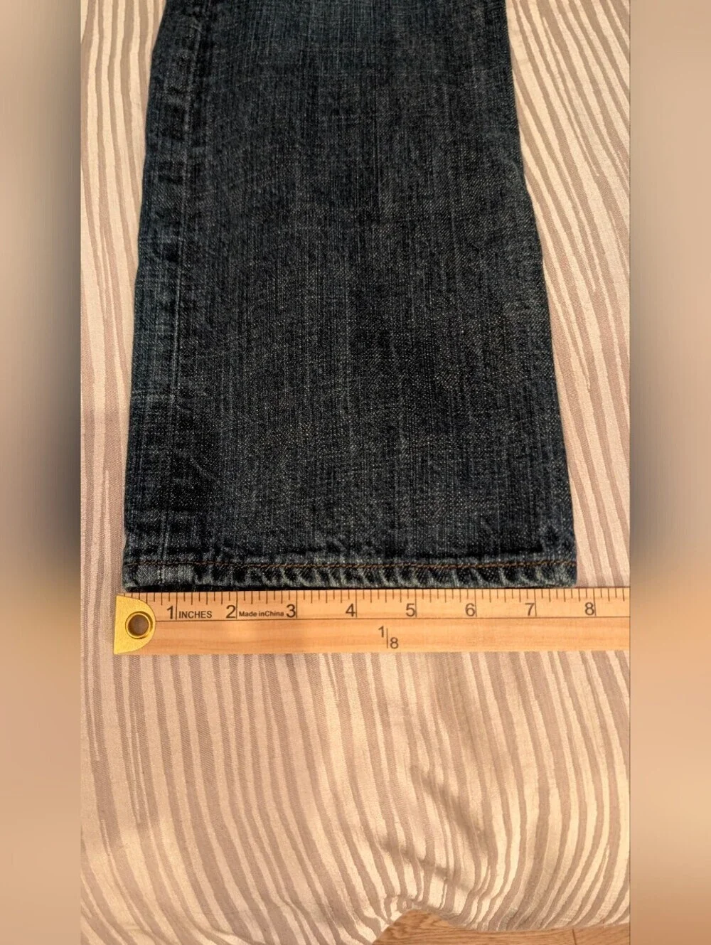 Y2K 29x30 Levi's 514 Slim Straight Denim Blue Double Flap Pockets Mens Jeans